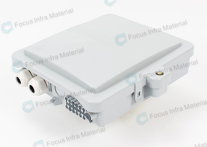 Fiber Optic 12 Core Indoor Outdoor Wall Mount 1 X 12 Fiber To The Home Terminal Junction Box