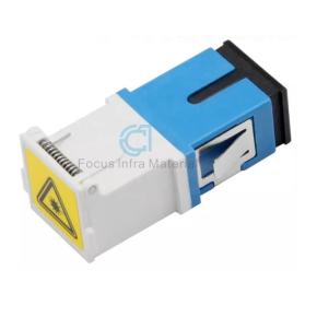 Fiber Optic Adapter SC UPC OM2 Simplex with Shutter