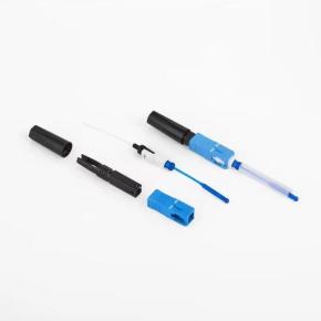 SC UPC Splice Connector SC Quick Connector Fiber Fusion for LSZH Cable FTTH Fiber Optic Cable