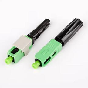 Outlet Durable Conector Rapido 50mm quick connector SC APC FTTH Fiber Optic Fast Connector