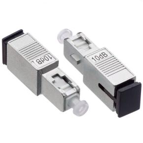 0-25dB Single Mode Metal SC APC Female Male Attenuation Connectors SC-SC Fiber Optic Attenuator