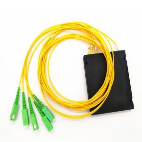 Fiber Optic ABS Type PLC Splitter ABS Box PLC Spltter   FTTH SC APC UPC Connector Fiber Optic PLC Fiber Optic Splitter