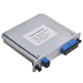 Fiber Optic Mini Plug-in Module Type PLC Splitter