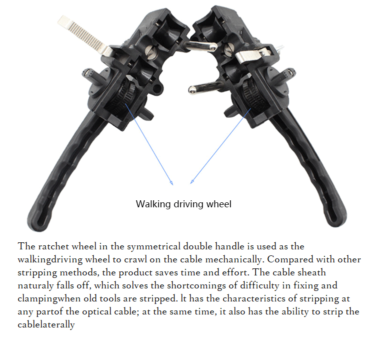 Fiber Cable construction tools Horizontal and vertical cable cutter TTG-10 Cable Stripper optical fiber optic tools